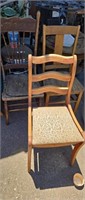 (3) Vintage Wood Chairs