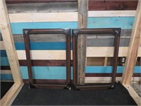 2 OPEN BACK FRAMES 24" X 36"