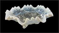 Footed Opalescent Bowl