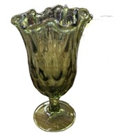 Fenton 1950s 8.5 “ Green Vase