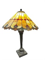27.5 “ Leaded Stained Glass Lamp