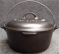 Griswold #9 Tite-Top Cast Iron Dutch Oven & Trivet