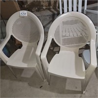 Two PVC Chairs