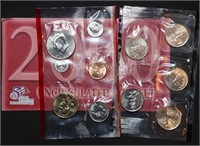 2000 Denver 10-Coin Mint Set in Envelope