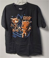 Funko Groot & Rocket T-Shirt Lg