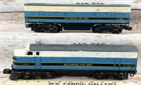 Lionel 2368 Baltimore & Ohio F3 diesel & B unit,