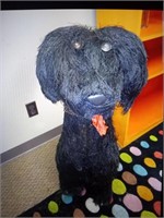 Tall black dog. Cute for dog lover animal related