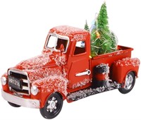 Metal Truck Car with Christmas Trees
