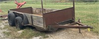 Trailer  Approx. 12x 5, Double axle.