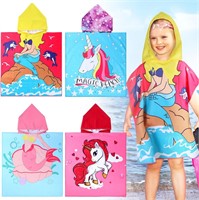 $10  Oudain 4 Kids Beach Ponchos  23.6'x 47.2'