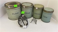 Kitchen canisters empeco 1940s