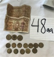 URUGUAY MONEY & COINS ARE 1960