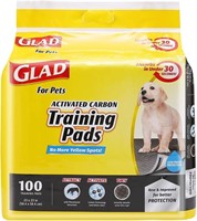Glad for Pets Black Charcoal Puppy Pads 30 Count