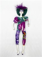 Hot Mamas Vibrant Color Porcelain Doll - 1995