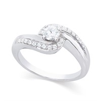 14KT White Gold 0.27ctw Diamond Ring