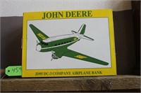 "JOHN DEERE" AIRPLANE BANK