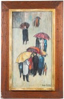 Tully Filmus "Rainy Day" Oil on Canvas