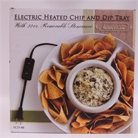 Electric Heated Chip & Dip Tray, in box