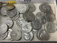 (40) Silver Quarters