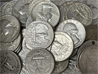 (40) Silver Quarters