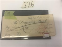1901 Cheques