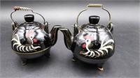 MCM Japan Rooster Chicken Teapot Salt & Pepper