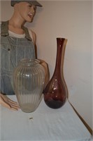 2 large vases ~ no shipping