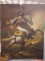 O/C COPY "CHARGING CHASSEUR" BY GERICAULT 30x24