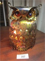 Awesome Vintage Metal Owl Decor