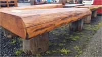Hand-made Wooden benches 60" X 19"