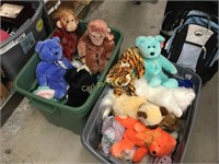 2 BOX LOT OF LARGE TY ANIMALS W/TAGS