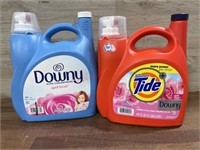 141oz tide laundry detergent & 170oz downy