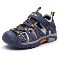 C190  Closed-Toe Sport Water Sandals, Kids 5.5-7