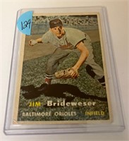 1957 Topps Jim Brideweser #382