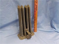 Primitive 8 candle mold