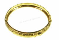 22k Yellow Gold Bangle Bracelet