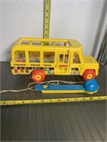 Fisher Price Toys School bus and whistle