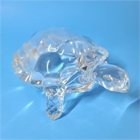 Large Crystal Turtle Figurine
