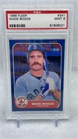 1986 Fleer #341 Wade Boggs PSA 9 baseball card