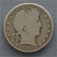 1903-O Barber Silver Half Dollar