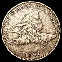 1857 Flying Eagle Cent CLOSELY UNCIRCULATED