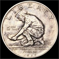 1925-S Jubilee Half Dollar CLOSELY UNCIRCULATED