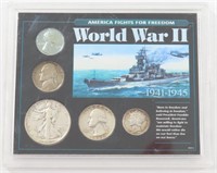 WORLD WAR II COIN COLLECTION WWII COIN SET
