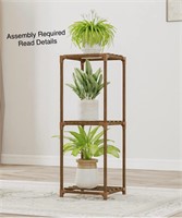 Bamworld 2 Small Plant Stands, (Assembly Required)