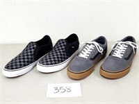 2 Pairs Men's Vans Shoes - Size 11.5 and 12