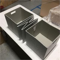 Foldable Storage Cubes, Fabric, Set of 3