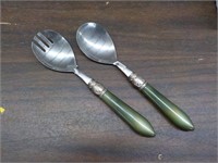 Vintage salad utensils