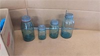 Blue Ball Mason Jars