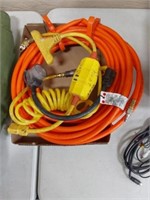 Air hose & elect cords