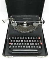 Vintage REMINGTON Model 5 Typewriter in Case